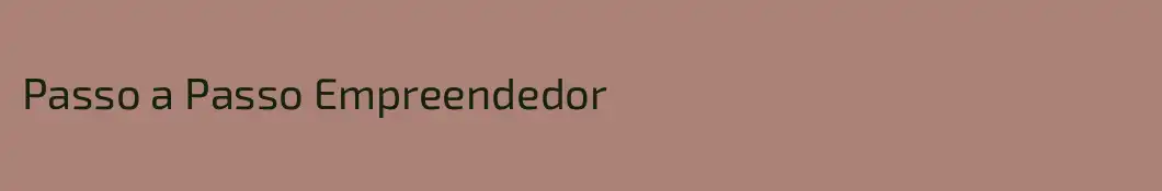 Passo a Passo Empreendedor